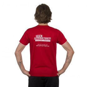 Bedruckte Unisex Laufshirt für den Blutspendedienst Bayerisches Rotes Kreuz