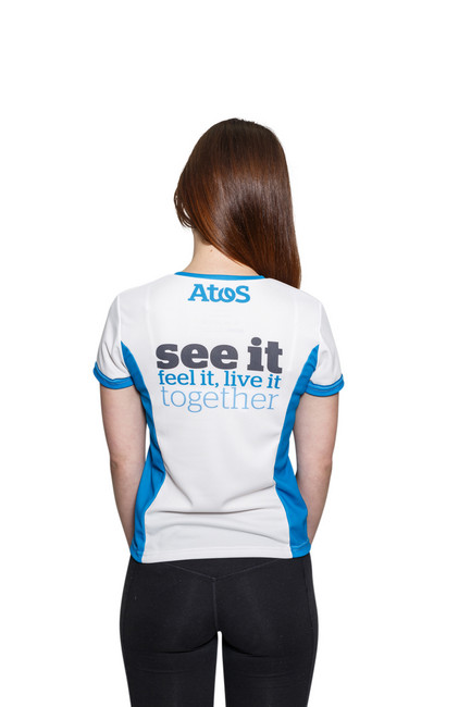 Bedrucktes Damen-Laufshirt für Atos